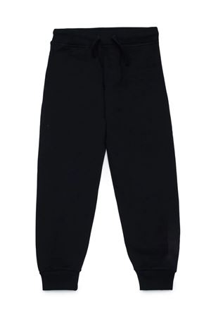 Pantaloni sportivi in cotone nero DSQUARED KIDS | DQ2094D0A2FDQ900